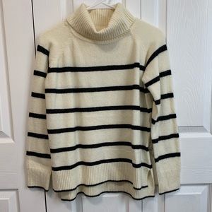 Black and white stripped sweater